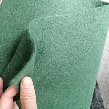 墨绿色土工布防尘覆盖土工布
